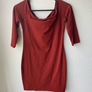 Off the shoulder dress